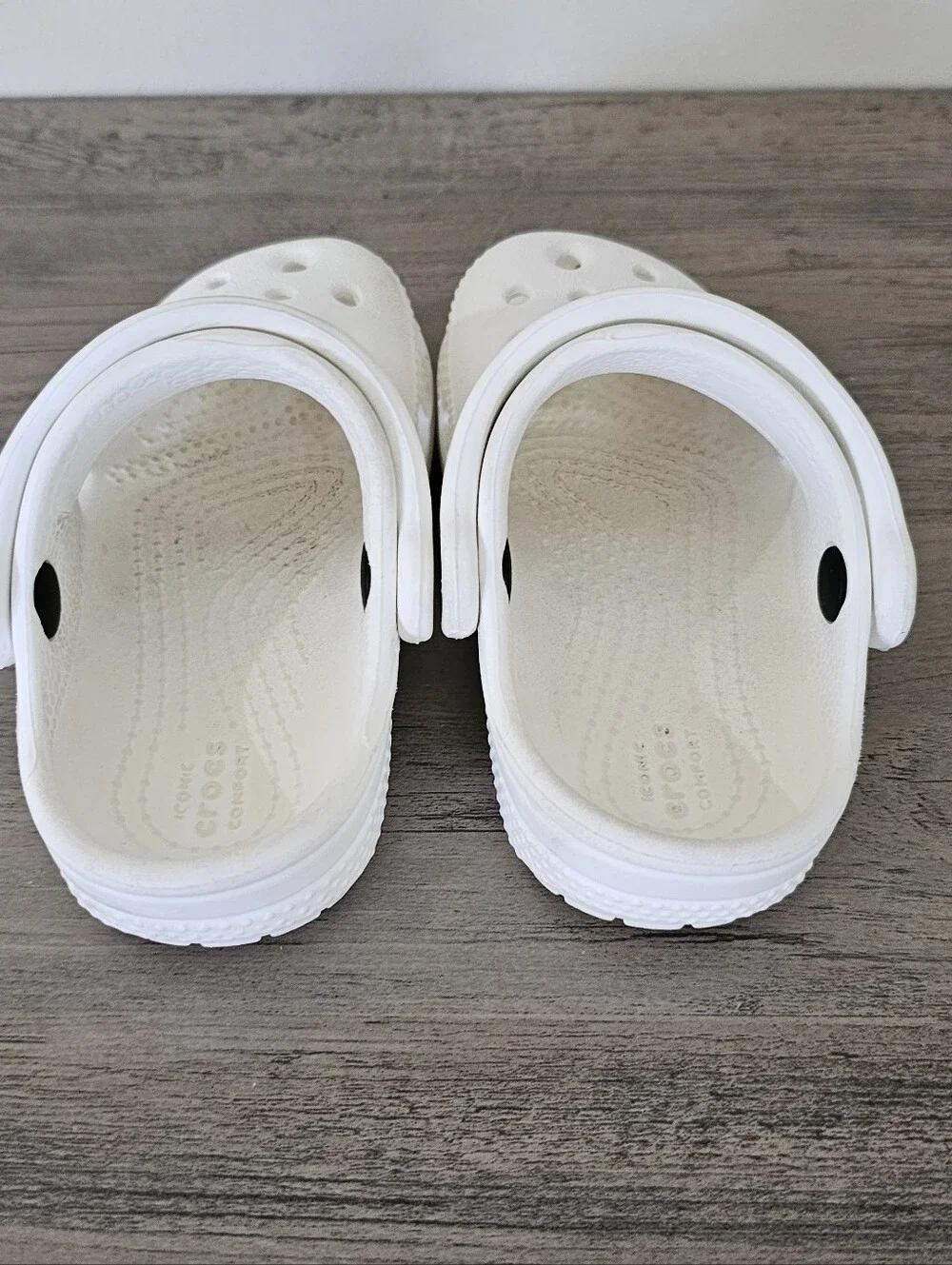 Crocs Kids White Clog Minnie Mouse Pink Bow Charms Baby Toddler C 6